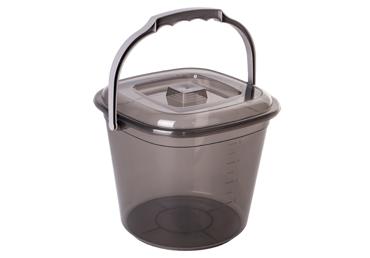 Plastmasas spainis ar vāku 6L