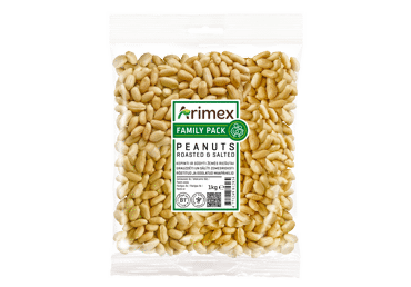 Apcepti sālīti zemesrieksti ARIMEX 1kg