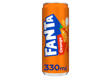 Gāzēts dzēriens FANTA ORANGE 0,33L sk D