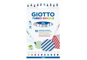 Divpusēji flomāsteri GIOTTO 10gab.