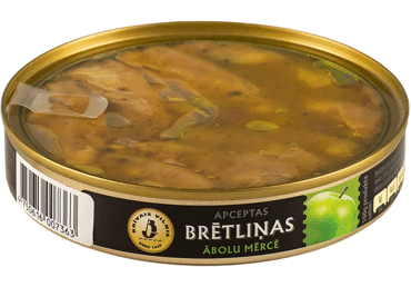 Brētliņas apceptas ābolu mērcē BRĪVAIS VILNIS 120g