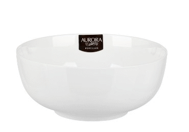 Bļoda AURORA White home 17cm