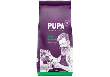 Kafijas pupiņas PUPA Brazil Bourbon 1kg