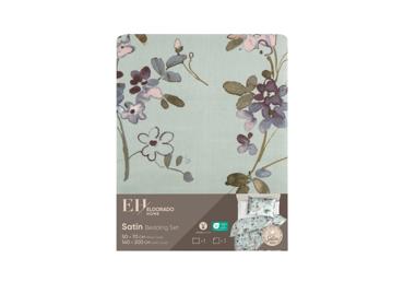Satīna gultas veļas komplekts 140x200/50x70cm - 1
