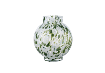 Stikla vāze ILAJA Delia Green 26x24cm