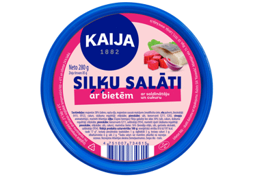Siļķu filejas majonēzē ar bietēm KAIJA 280g