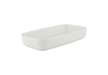 Šķīvis AURORA Nordic White 21cm taisnstūra 