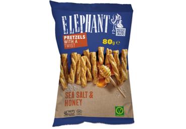 Krekeri ar medu un sāli ELEPHANT 80g