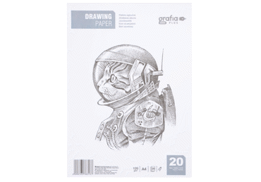 Zīmēšanas albums GRAFIA PLUS A4 20 lapas - 2