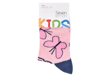 Bērnu zeķes SEVEN LEMON kokvilnas 37-38 - 1