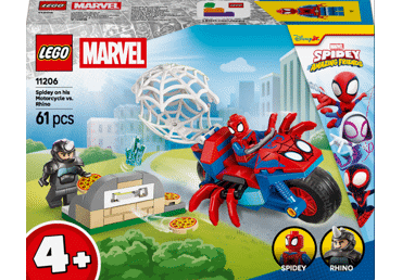 Konstruktors LEGO Spidey uz motocikla 11206