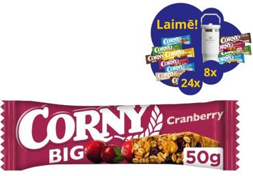 Musli batoniņš CORNY Big ar dzērvenēm 50g - 1