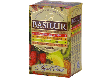 Melnā tēja BASILUR Magic Fruits Asorti 25x2g - 2