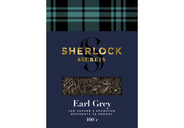 Melnā tēja SHERLOCK SECRETS Earl Grey 100g