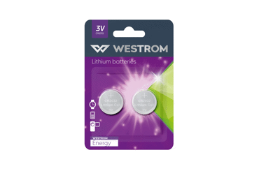 Baterijas WESTROM CR2032 2gab. 3V