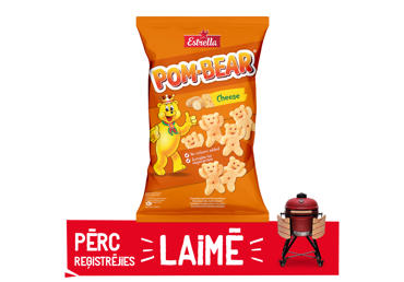 Čipsi ESTRELLA Pom Bear ar siera garšu 65g - 1