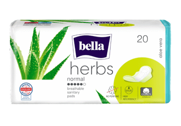 Hig.paketes BELLA Herbs Aloe 20gab.
