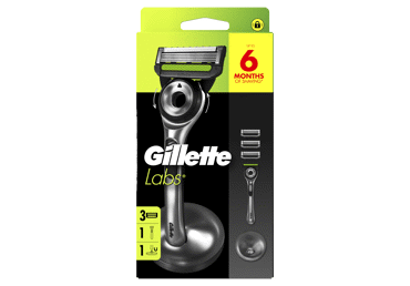 Skūšanās aparāts GILLETTE Labs 3 kasetes + turētājs