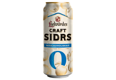 Sidrs LIELVĀRDES Craft b/a 0% 0,5L sk.D