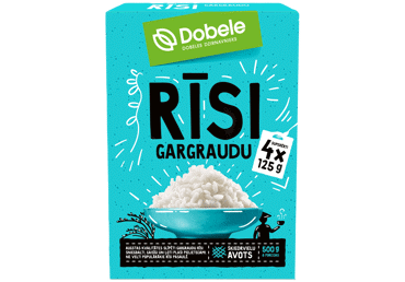 Rīsi gargraudu DOBELE 4x125g
