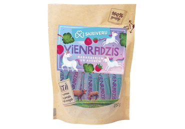 Konfektes rabarbers avene Vienradzis SRĪVERU GOTIŅA 250g