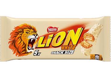Šokolādes batoniņi White Multipack LION 5x30g