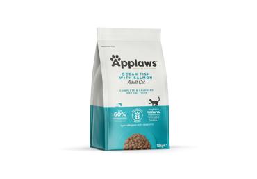 Sausā kaķu barība okeāna zivīm-lasi APPLAWS1,8kg
