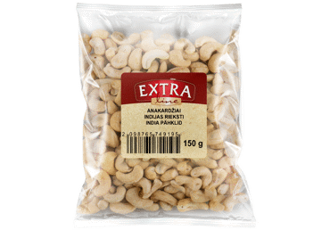 Indijas rieksti EXTRA LINE 150g