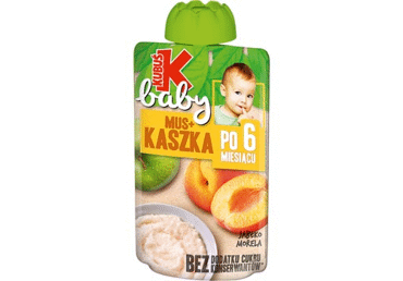 Biezenis KUBUŠ BABY rīsu-biezpiena-augļu 6+ 100g