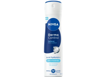 Izsmidzināms dezodorants NIVEA Derma Control sievietēm150ml