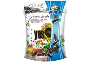 Saulespuķu sēklas YES ar sīpolu-krējuma garšu 150g
