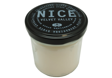 Aromātiska svece traukā NICE Velvet valley