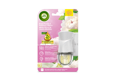 Elektriskais gaisa atsvaidzinātāja komplekts AIRWICK Peony&Jasmine 19ml