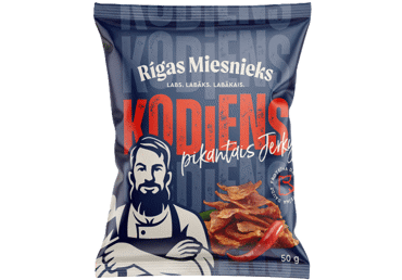 Cūkgaļas Jerky pikantais Kodiens RM 50g