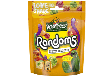 Želajas konfektes ROWNTREES RANDOMS ar skābu augļu garšu 130g
