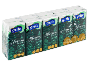 Kabatlak.GRITE Blossom Mint 3k.10x10gab.