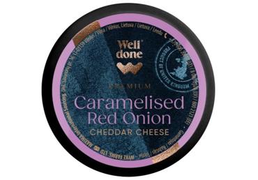 Siers Cheddar WELL DONE PREMIUM ar sīpoliem 200g