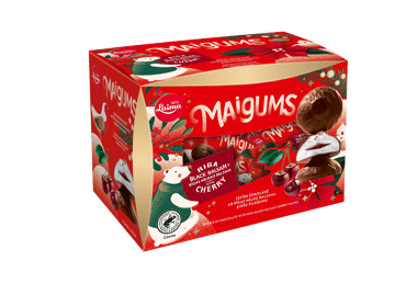 Zefīrs šokolādē Maigums ar Rīgas Melnā Balzāma un ķiršu pildījumu LAIMA 185g - 2