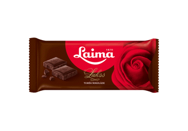 Tumšā šokolāde Lukss LAIMA 90g