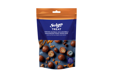 Cepumu bumbas SELGA ar karameļu kraukšķiem 120g