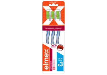Zobu birste ELMEX Ultra Soft 3gab.
