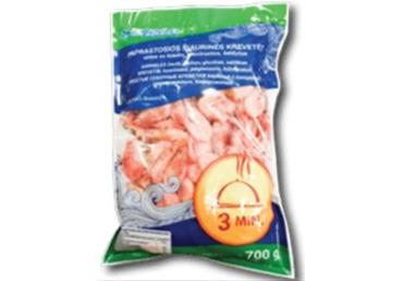 Garneles NOWACO 120+ ar čaulu vārītas 700g