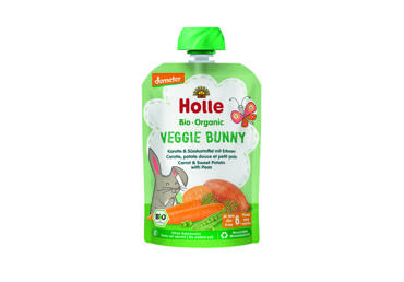 BIO biezenis HOLLE Veggie Bunny dārzeņu 100g