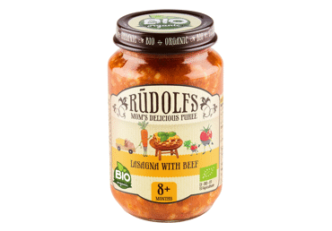 BIO biezenis RŪDOLFS lazanja 8+ 190g
