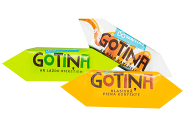 Konfektes Gotiņa asorti SKRĪVERU sver.