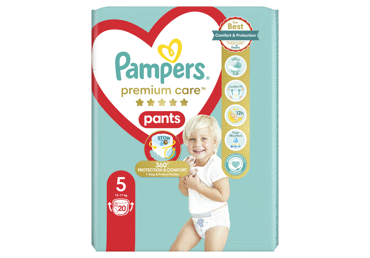 Autiņb.PAMPERS Pants PC S5 12-18kg 20gb.