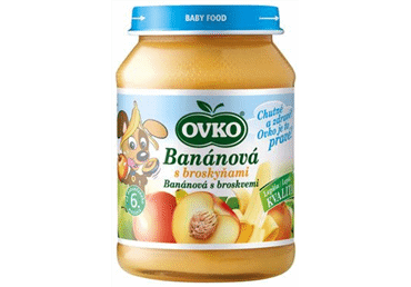 Biezenis OVKO banānu-ābolu-persiku 7+ 190g