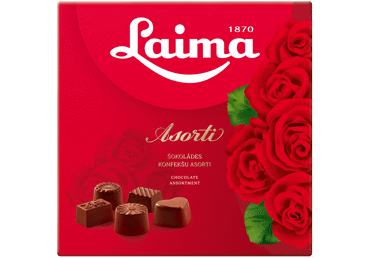 Konfekšu kārba LAIMA Asorti 93g