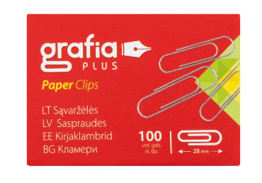 Saspraudes GRAFIA PLUS 28mm 100gab.