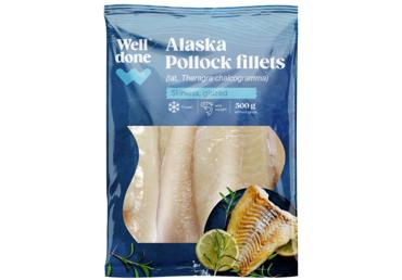 Saldēta Aļaskas pollaka fileja WELL DONE 500g